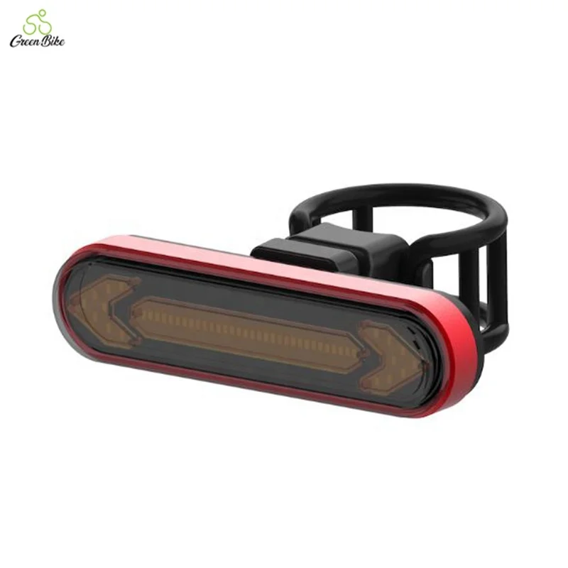 

Bicycle Tail Light Wireless Remote Control Led Bicycle Turn Signal USB Charging Led Bicycle Light, Black