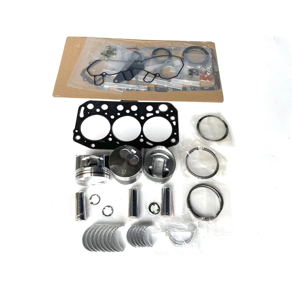 

For Yanmar truck parts 3TNM74 overhaul rebuild kit piston + ring + gasket bearing