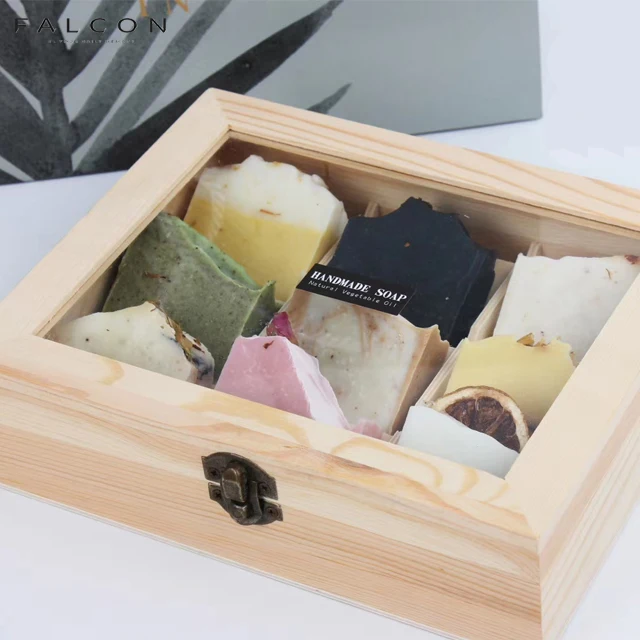 

100% Organic Luxury Gift Box Packaging Wood Boxes Gift Pack Premium Handmade Soap