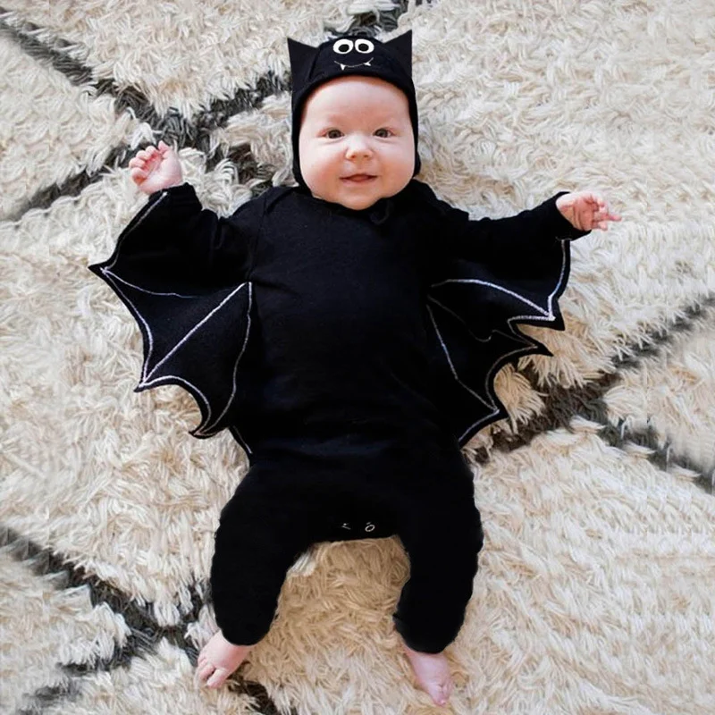 

Baby Romper Newborn Baby Boys Toddler Halloween Costume Dresses for Kids Clothes Set with Hat Girls Outfits