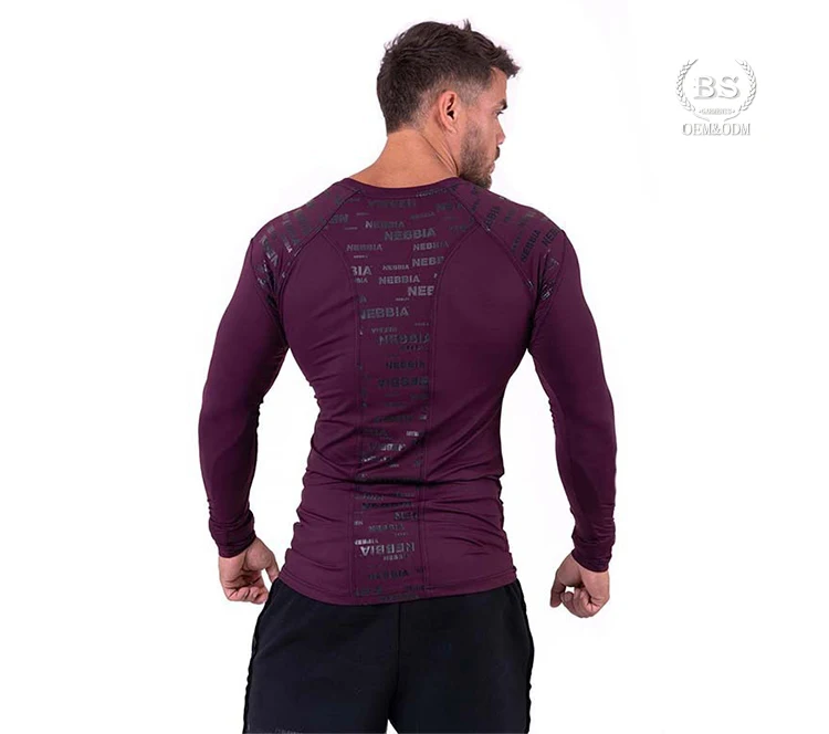 

Baisheng Quick dry New Arrival stock mens gym wear breath air Plus Size Crop Top Sweatshirt men