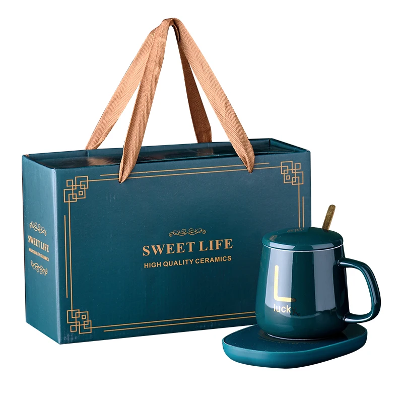 

2022 New creative intelligent constant temperature cup coffee cup set Ceramic Cups