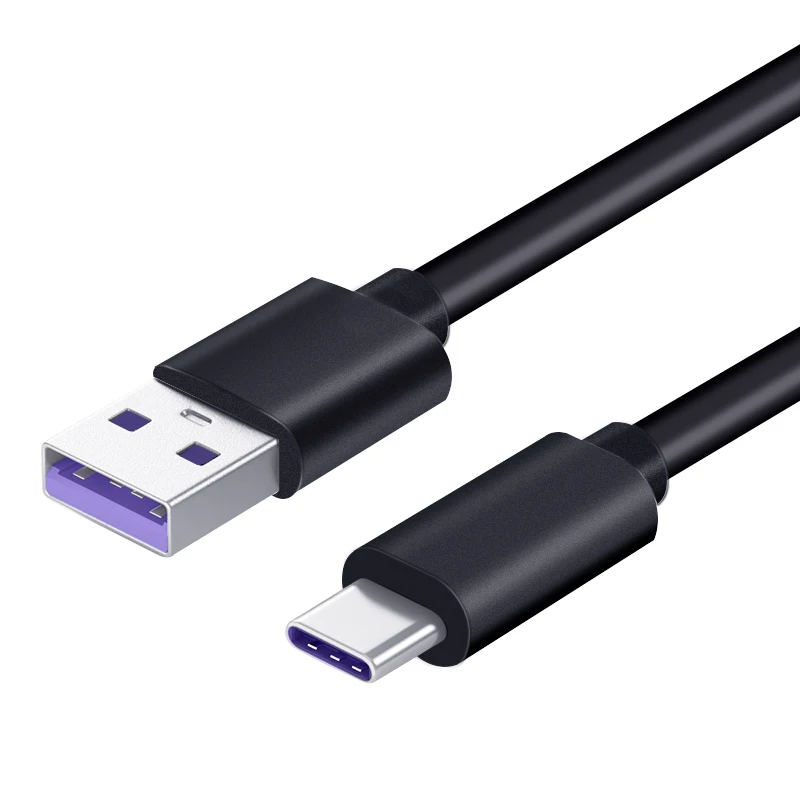 

customized data charge OD 3.8 5a usb cable micro cables 3.0 fast chargers, Black white