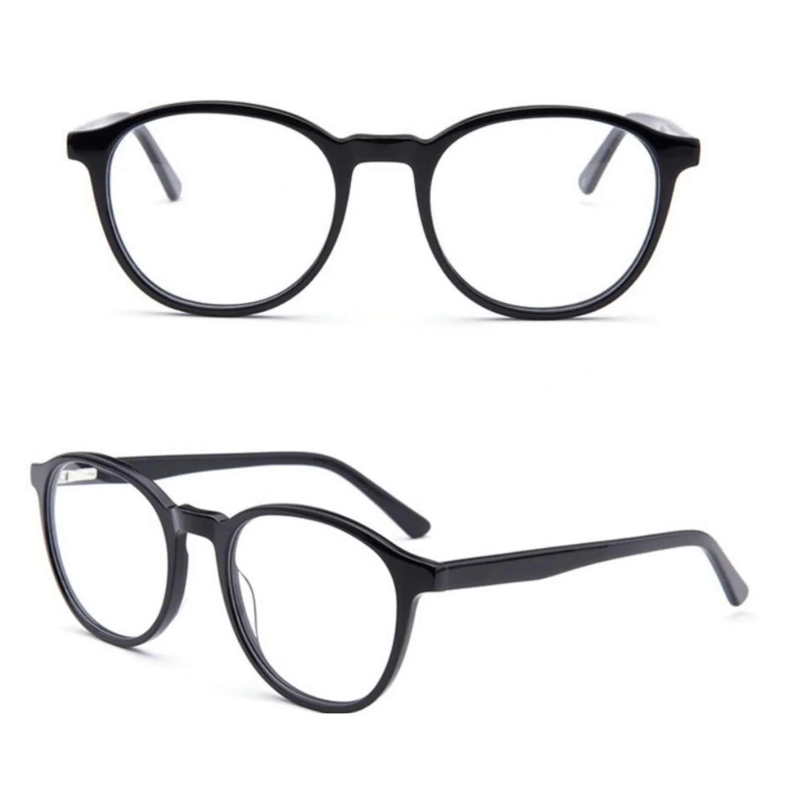 

Ready wholesale CE vintage womens eyewear round eye glasses spectacle glass frames fashion acetate optical eyeglasses frame