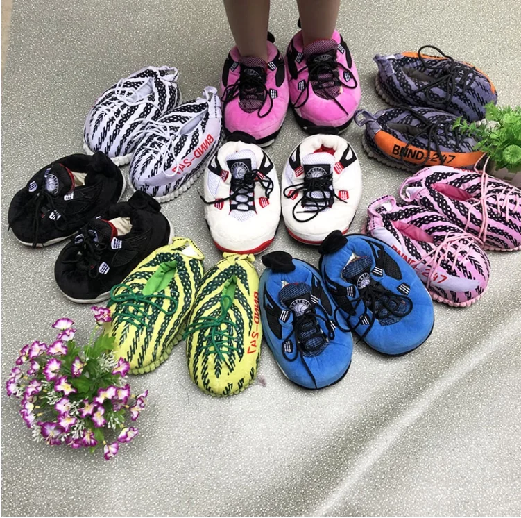 

Kids Winter Warm Yeezy Slippers Children  Indoor Sliders boy Sneaker Slippers girls House Floor Child Slipper, Multi