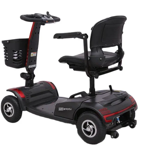 

Mobility scooters electric 4 wheel for adults 113*53*97 cm self-balancing electric scooters, Reddish black