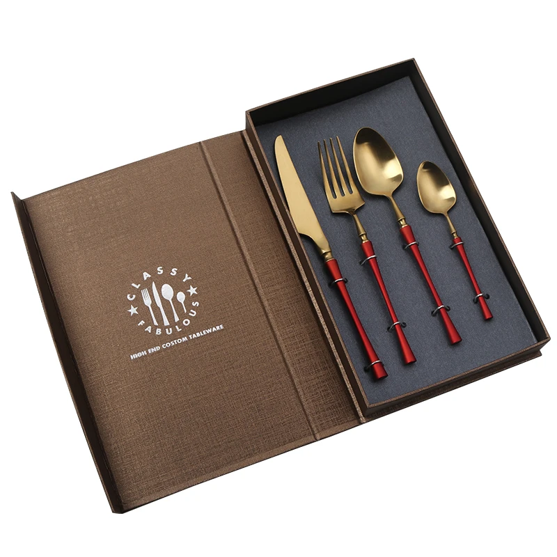 

10% Off D041 Hongda SS304 European Style RestaurantFlatware Hotel Stainless Steel Metal Cutlery Set, Silver, gold, rose gold, black, white, rainbow, blue, pink, red