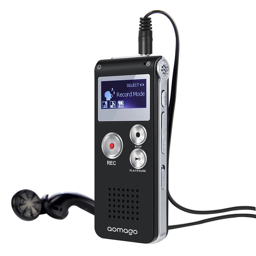 

Aomago Long Time Recording Device Professional Audio Recorder 16GB for Students