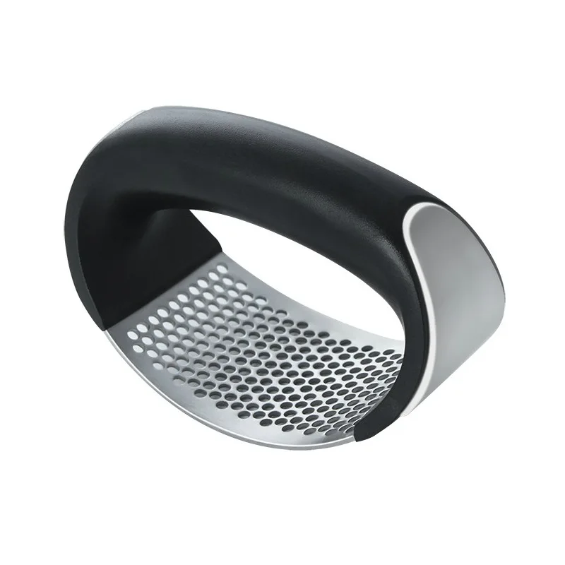 

2021 wholesale garlic masher household ginger garlic manual kitchen arc stainless steel