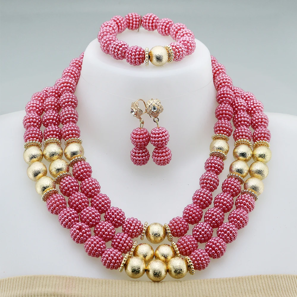 

jewelry set earrings African coral beads set, As picture show