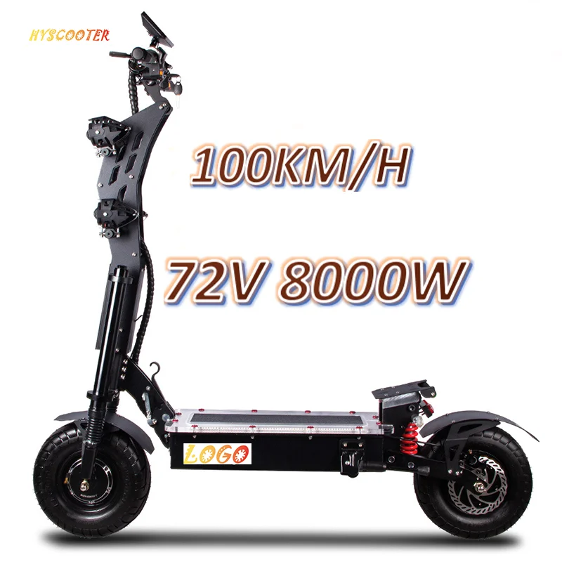 

100mph Powerful fastest Electric Scooter 72V 8000W 13inch Scooter for Adults