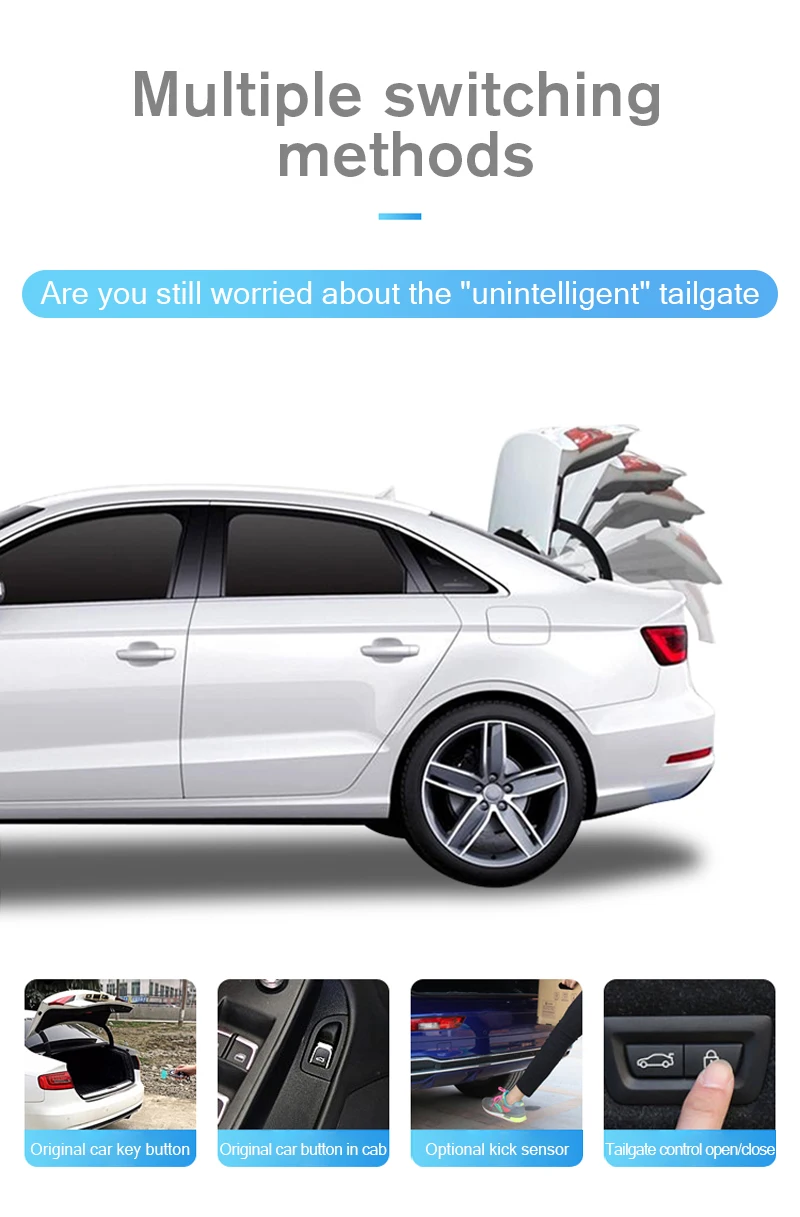 Automatic Open Trunk Power Liftgate Button Auto Electric Tailgate For