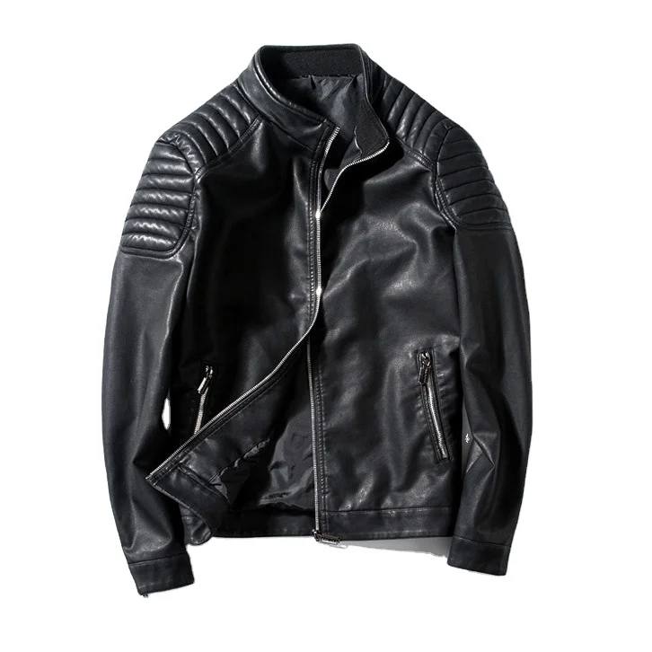 

New men 2color pure leather jackets ropa hombre for chaquetas men made from mens clothing vendor, As the picture