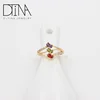 Saudi arabia gold wedding ring price colorful stones ring diamonds class finger ring