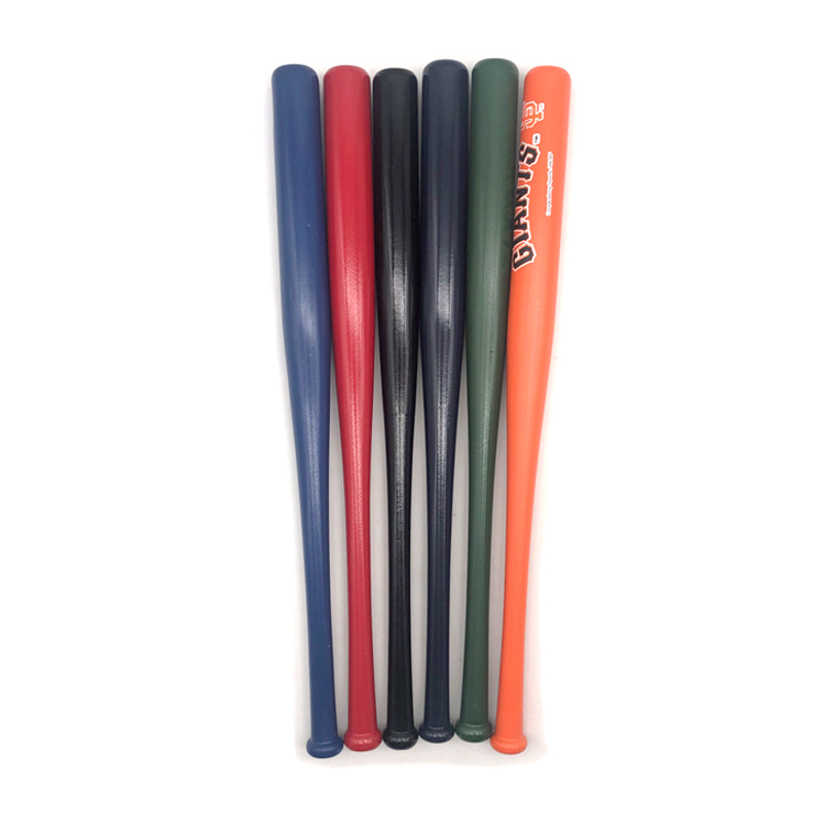 

cheap price navy blue green red orange pink white natural color custom logo 18'' wood mini baseball bat for promotion