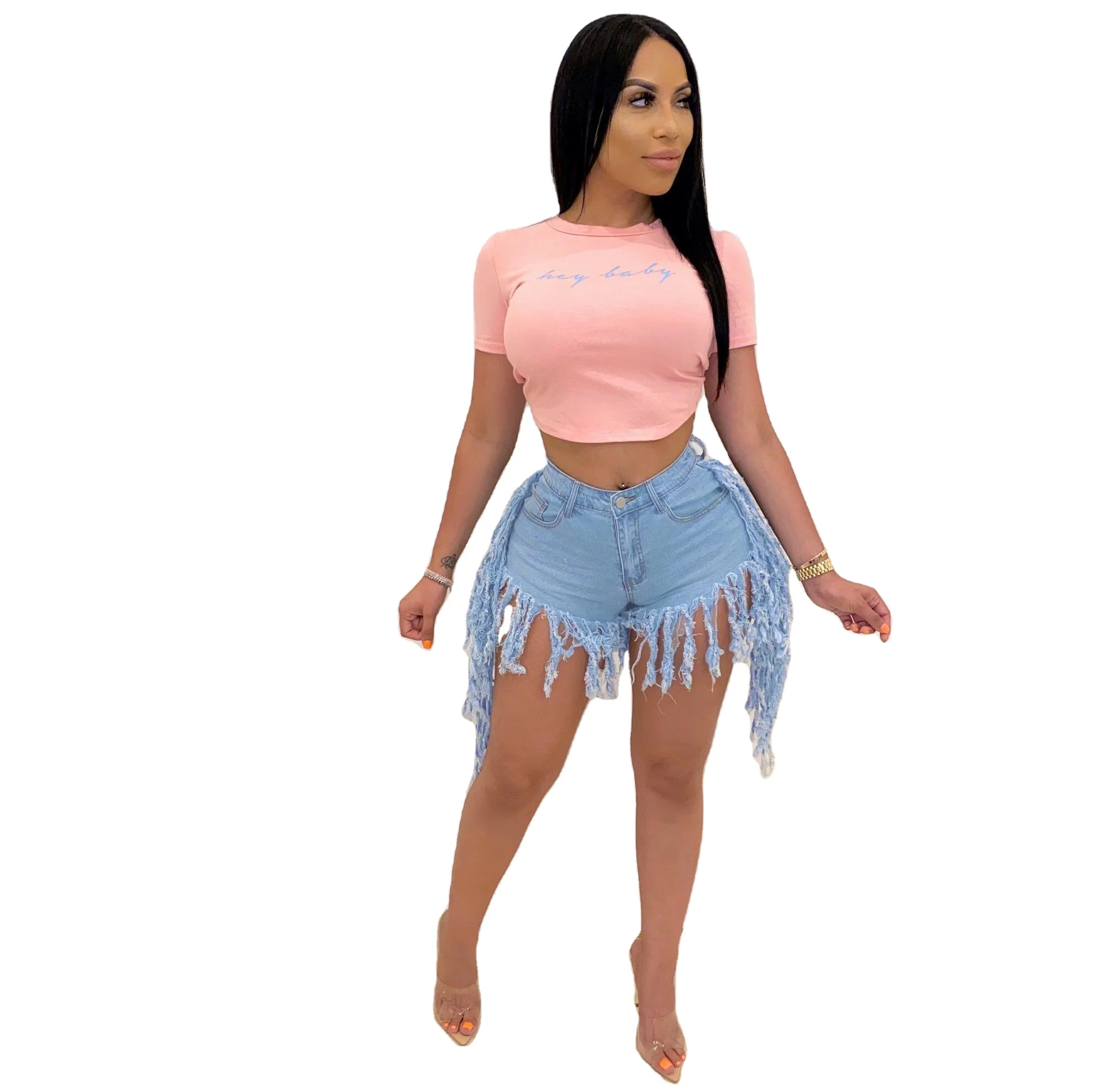

2021 new arrival hot sale ladies pants jeans women's summer jeans shorts