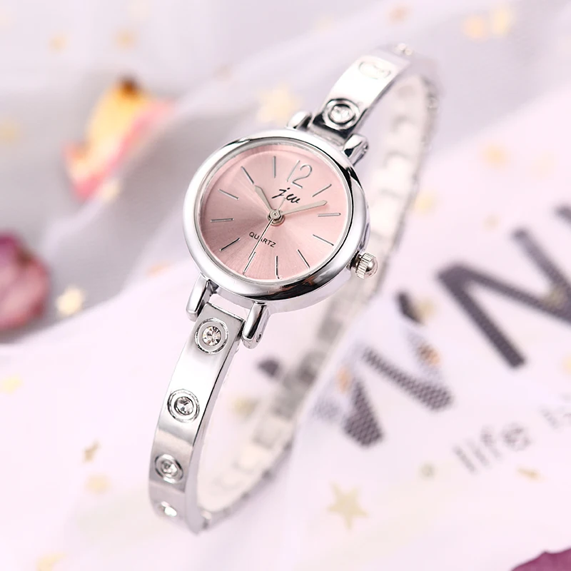 

New Fashion Rhinestone Watches Women Luxury Brand Stainless Steel Bracelet watches
