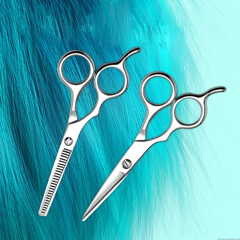 

Silver Barber Thinning Shears Hairdressing Scissors Professional Hair Cutting Scissors