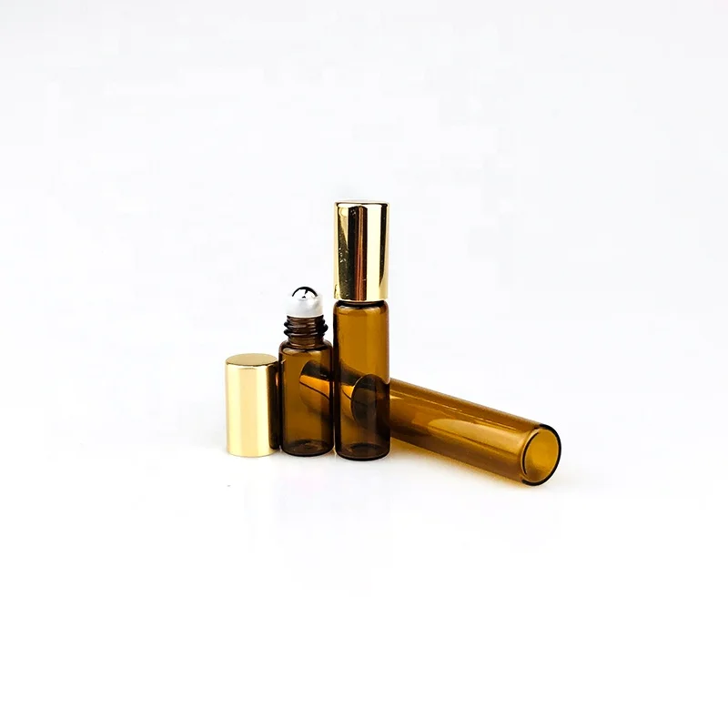 
sample bottle pink green blue amber 1ml 5ml 10ml roll on glass bottle for eyes 
