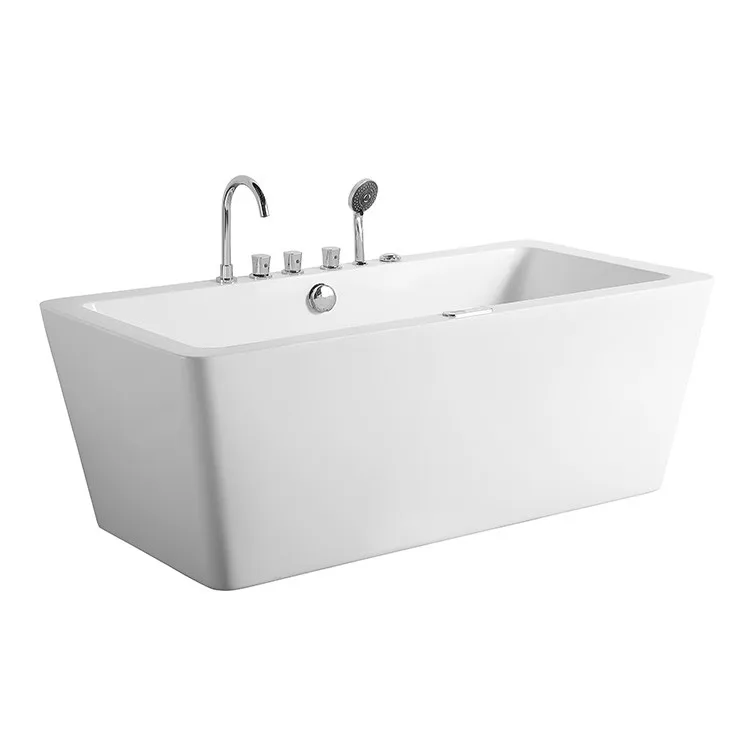 high-end-acrylic-bathtub-am014-1-freestanding-white-tapered-deck-faucet-handshower-product high-end-acrylic-bathtub-am014-1-freestanding-white-tapered-deck-faucet-handshower-product