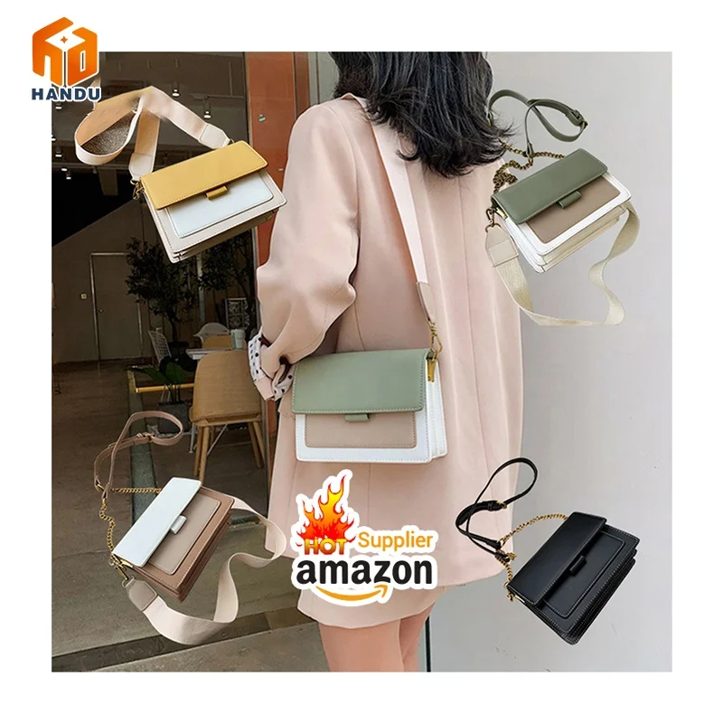 

New Fashion women anti theft shoulder sling bag messenger crossbody bag elegant ladies bag, White, green, yellow, black