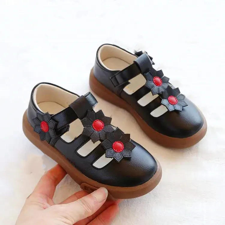 kids black party shoes