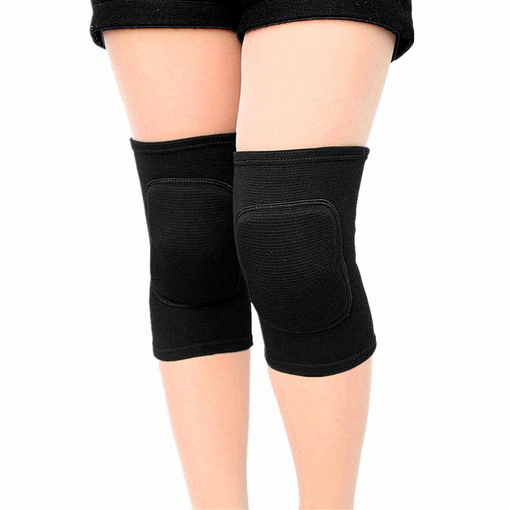 

Sports Kneepad Dancing Knee Protector Volleyball Yoga Crossift Knee Brace Support Winter Leg Warmers Workout Training, Black,rose