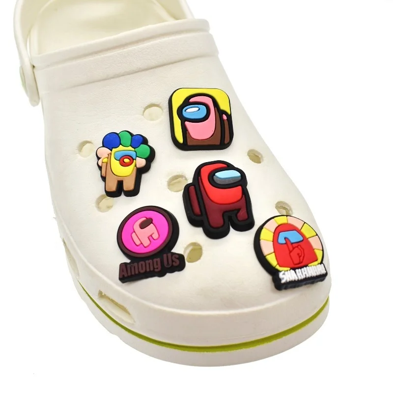 

Stock Cartoon Design PVC Rubber Shoe Charms Buckles Accessories Decorations For Clog Shoes XH-67, As picture