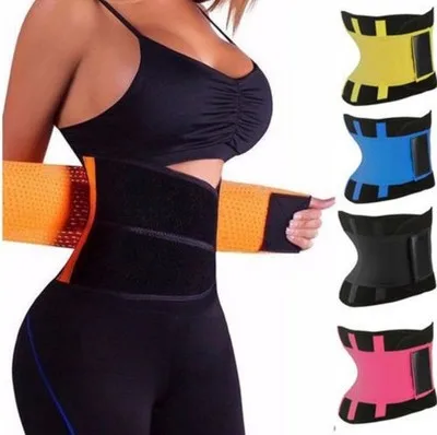 Hot Body Shapers Unisex Waist Cincher Trimmer Tummy Slimming Belt Latex Waist Trainer For Men Women Postpartum Corset Shapewear