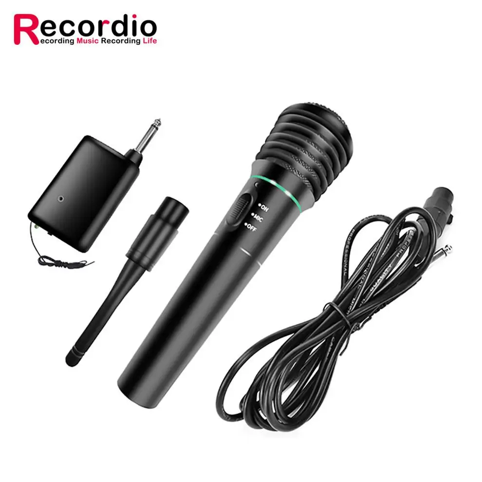 

GAM-101 Good Selling Singing Wired Recording Professional Microphone Kit With High Quality, Black