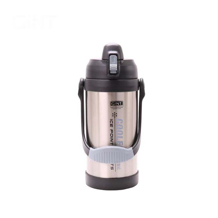 

GiNT 1.6L Stainless Steel Insulated Water Bottle Outdoor Camping Kettle Vacuum Flask with Handgrip, Customized colors acceptable