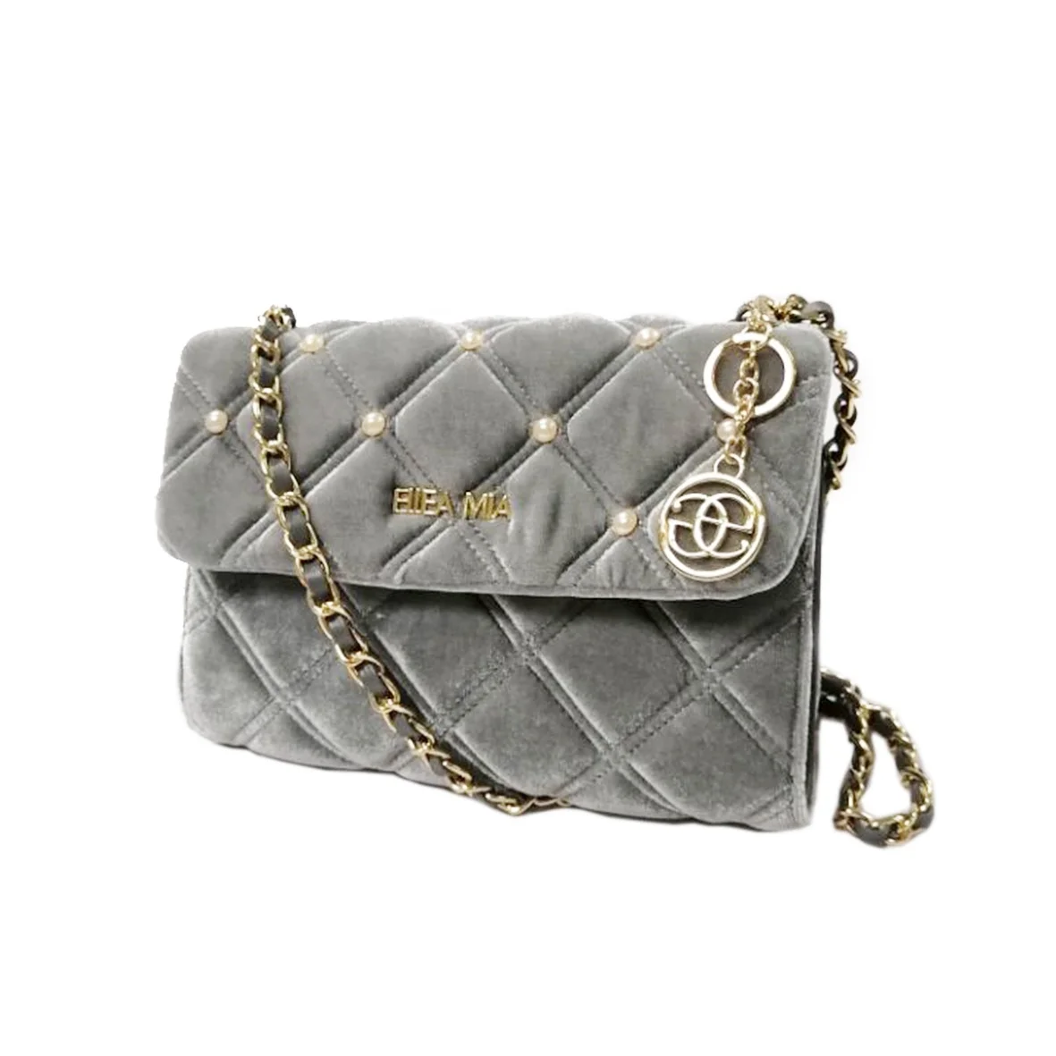 

New arrival product Chinese Factory Supplied Ladies Shoulder Bags Handbags Diamond Quilting Velvet