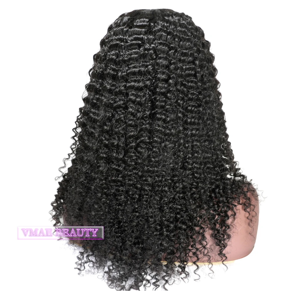 

VMAE 11A Raw Virgin Cuticle Aligned 130 Density Brazilian Hair Kinky Curly 3A 3B 3C Human Hair U Part Wig Extension