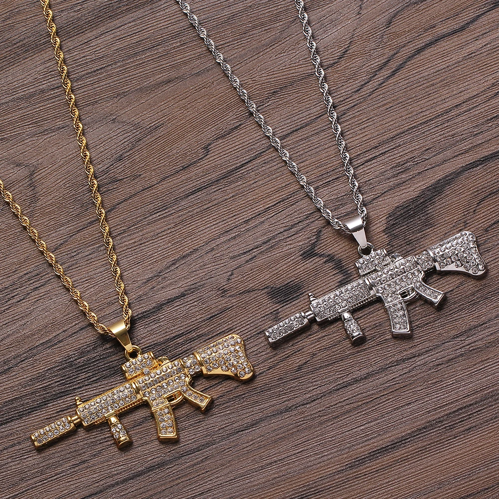 

New Hip Hop bling bling Pendant Necklace Fashion Jewelry N884