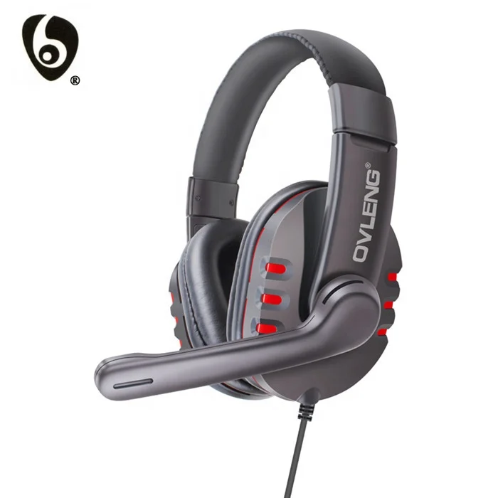 

OEM Custom OVLENG X6 3.5mm Plug game headphones wired headset Stereo Headset with Mic Volume Control Key