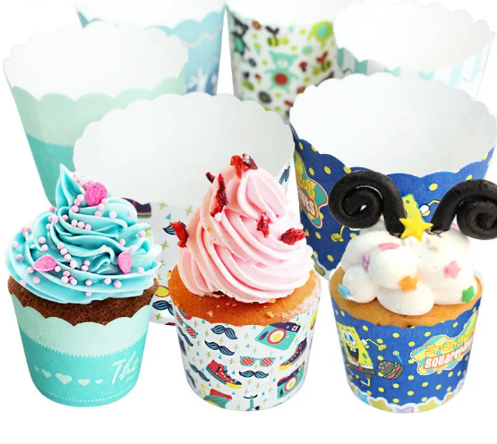 

Festival Large Paper Baking Cupcakes Lovely cake paper mold
