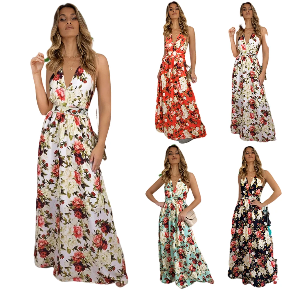

Bodycon Printed One Shoulder Backless Summer Dress Evening Dresses, Solid