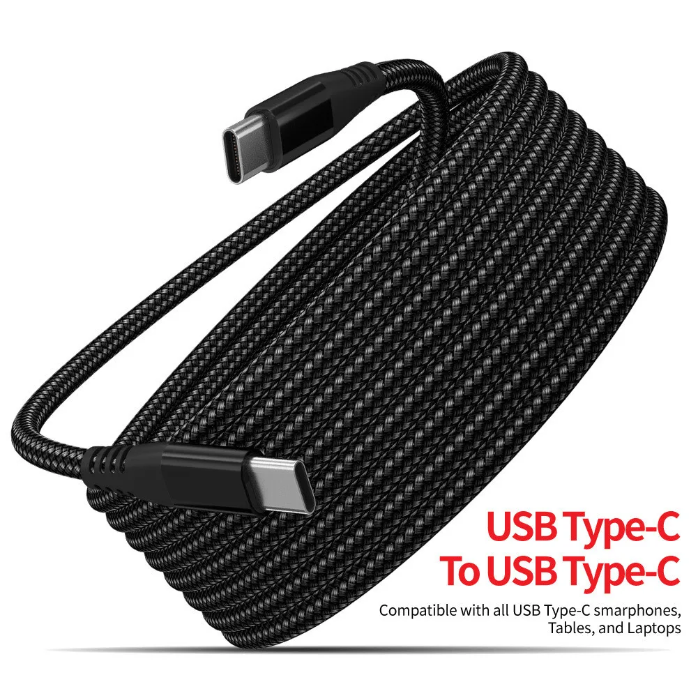 

1M 2M 3M usb 3.0 type c nylon braided usb c charging cable 60W Power Delivery type c cable fast data cable
