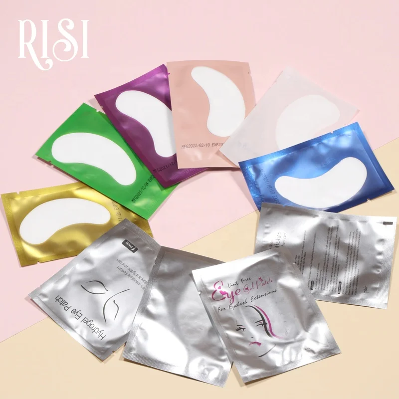 

RISI Wholesale Lint Free Under Eye Pads Ultra Thin Super Gentle Eye Patches Private Label Hydrogel Eye Patch