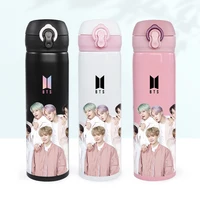 

Hot Sale Christmas Gift BTS BT21 ASTRO X1 Kpop Thermos Cup Stainless Steel Cup