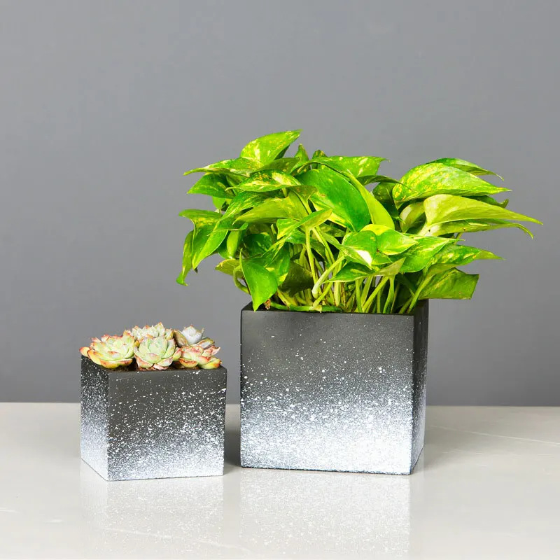 

Discount Indoor Creative Cement Desktop Small Flower Pot