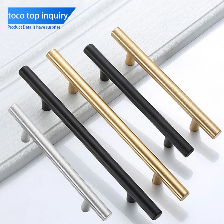 TOCO Stainless Steel Zinc Alloy Cabinet Knobs and Drawer Pulls for Kitchen Dresser Bedroom Bathroom Use-Option