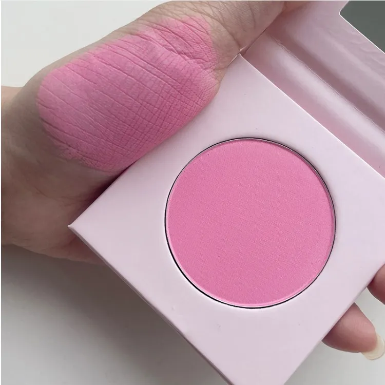 Professional Customize Your Brand Blusher Private Label Vegan Custom Blusher Pigment Shimmer Blush Makeup