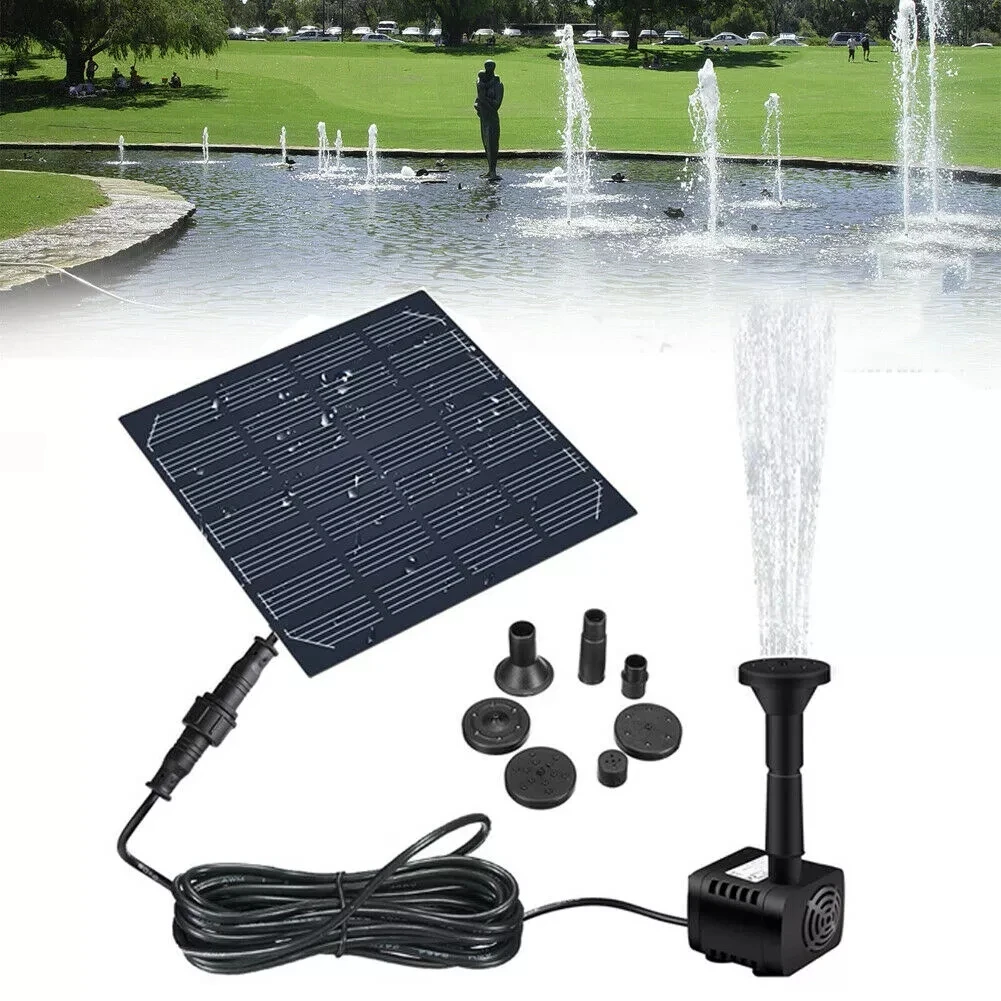 

Mini Solar Water Pool Pond Waterfall Fountain Garden Decoration Outdoor Solar Powered Fountain Floating Solar Water Fountain