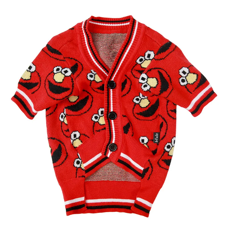 

Popular autumn and winter pet cardigan dog clothing popular Warm Dog Sweater