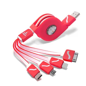 Retractable 4 1 USB Charging Cable