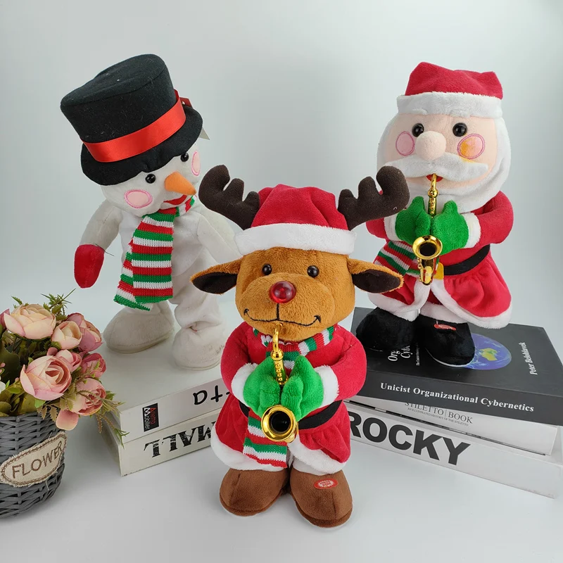 

Christmas dancing rechargeable plush cute toys