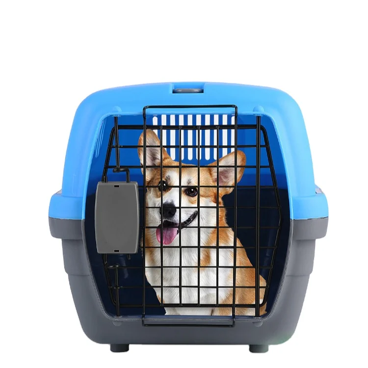 

Paw Design Small Plastic Dog Cat Car Carrier Box Crates Air Travel Airline Approved Dog Carrier Cage
