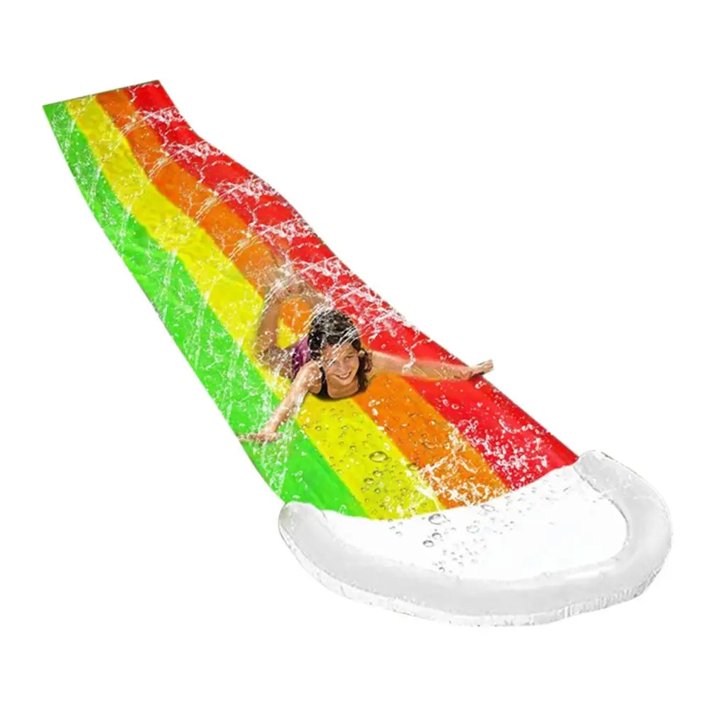 

Water Slide Thick Durable Racing Slip Slide Mat Inflatable Spray Water Toy For Kids Adults Outdoor Game