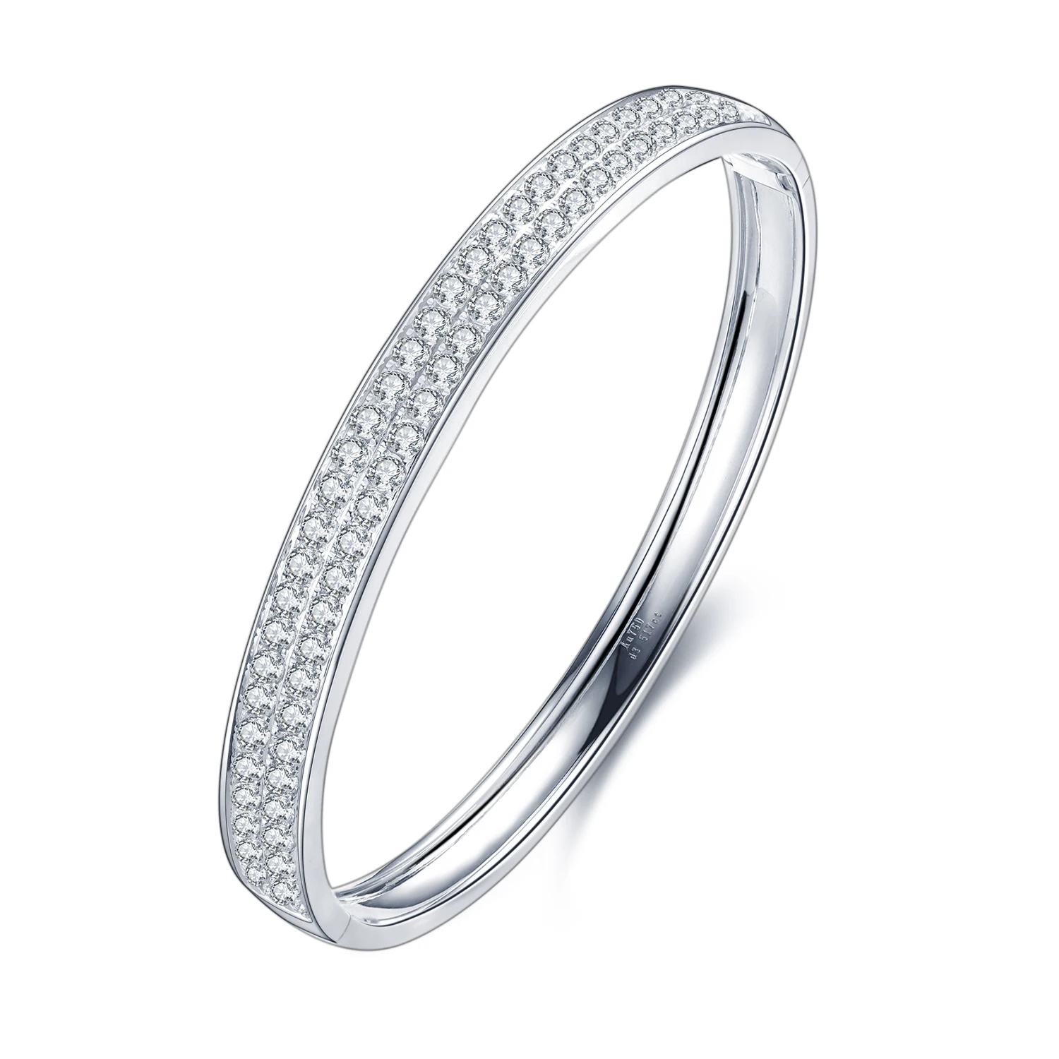 

China High Quality 18k Gold Lab Created HPHT Diamond Bracelet, White